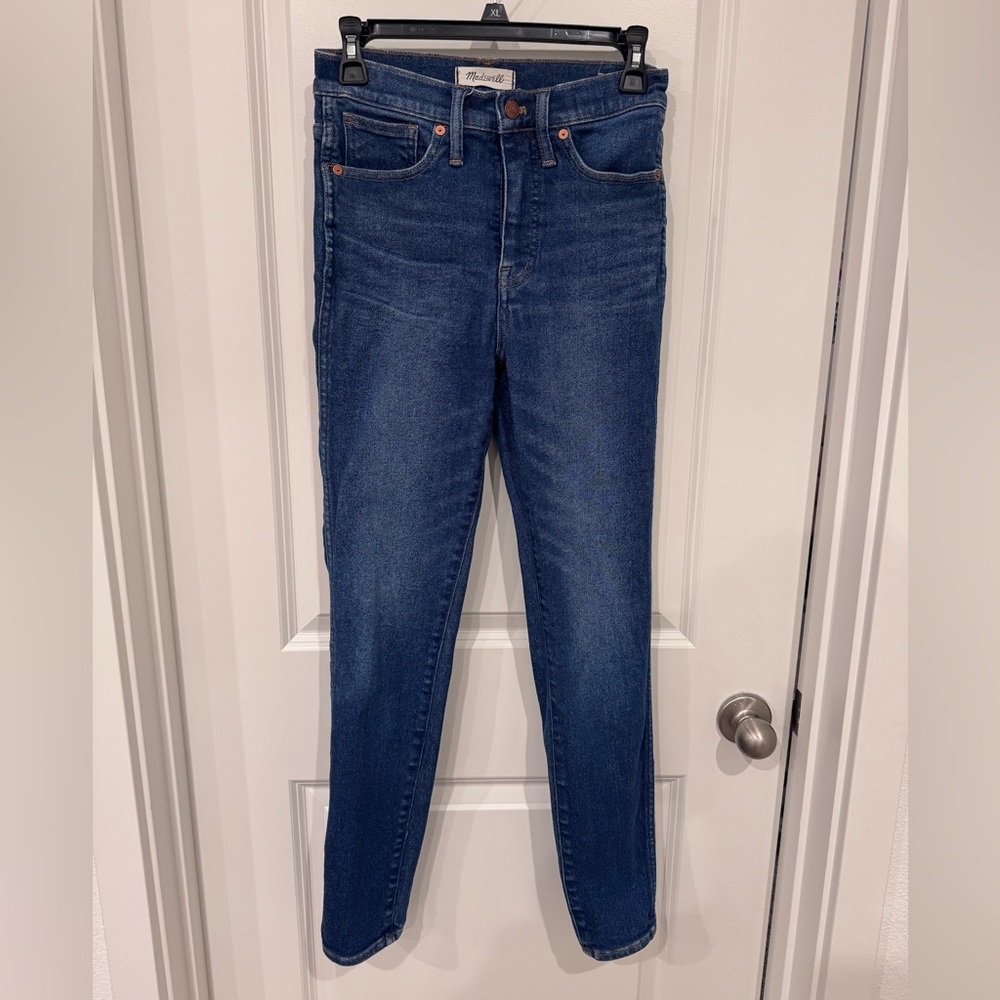 Madewell Blue High-arise Skinny Jeans